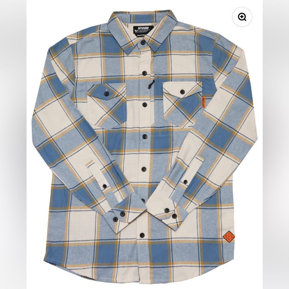 Off The Grid Destroyer Flannel‎ Castlerock Small NWT in packaging
